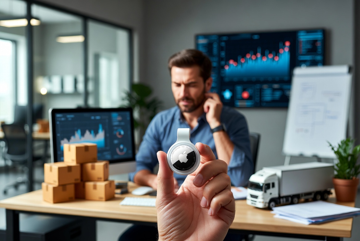 Airtag GPS Shipment Package Tracking