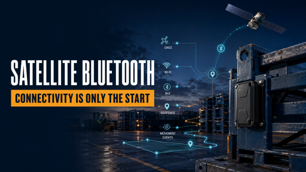 atellite-enabled Bluetooth compared with industrial asset tracking for reusable non-powered assets