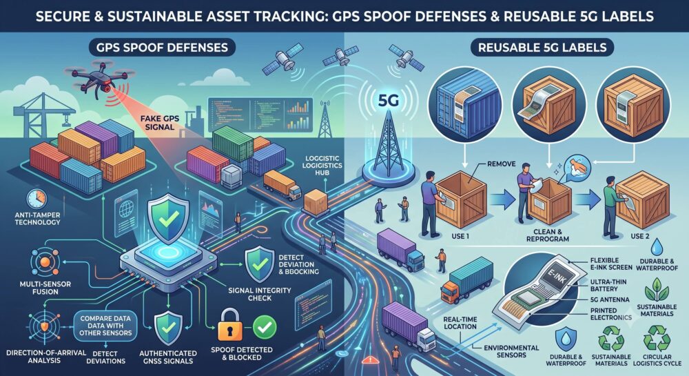 GPS Spoof Defenses & Reusable 5G Labels
